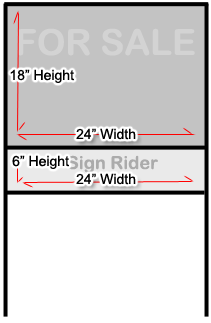 Aluminum Sign Riders