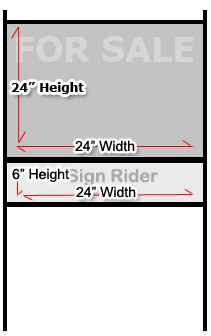 Aluminum Sign Riders