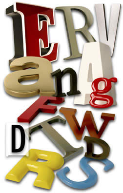 Picture of Three Dimensional Letters