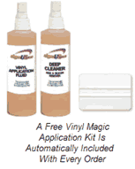 Vehicle Graphic application fluid is free with every vinyl letter order