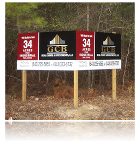 ARMOUR-wood real estate sign