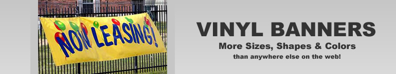 Custom Vinyl Banner Signs