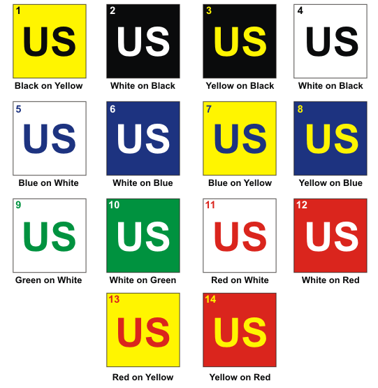 Color Contrast Chart