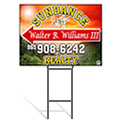 Picture of a coroplast sign