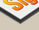 Dibond metal business sign