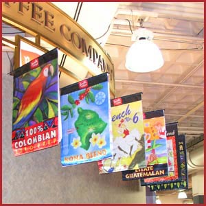 hanging banners