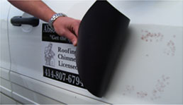Our ScratchGuard&trade; Magnetic Signs will not damage your vehicle with rust or scratches