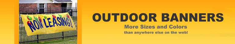 Custom Outdoor Banner Signs
