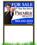 Click Here Start Designing Your Custom Real Estate Yard Sign. Frames Sold Separately.