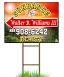Click Here to Start Designing Your Corrugated Real Estate Sign. Stakes Sold Separately.