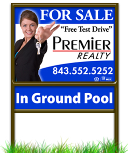 Click Here Start Designing Your Custom Real Estate Sign Rider. Frames Sold Separately.