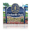 Picture of a sandblasted redwood sign
