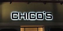 Picture of back lit custom channel letters