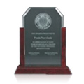 Picture of a laser engraved trophey award