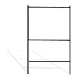 Picture of an empty real estate sign frame