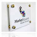 Picture of an acrylic plastic business sign