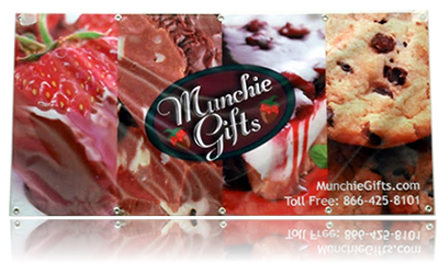 Picture of a custom vinyl banner sign