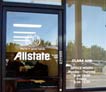 Picture of vinyl lettering on storefront window