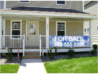 picture of a real estate vinyl banner sign