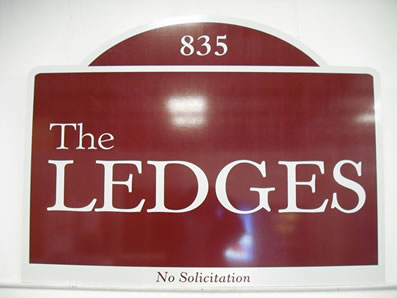 Metal Sign - Apartment Sign