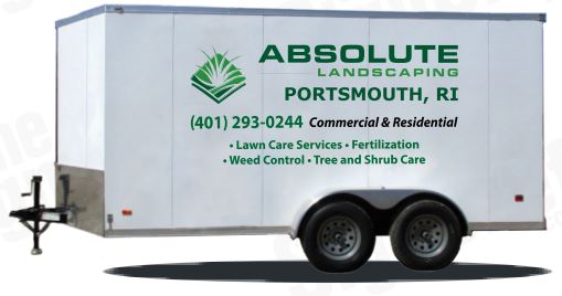Vinyl enclosed trailer lettering 7x16 medium coverage premium